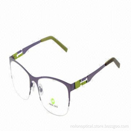 The Latest Half-rim Stainless Steel Optical Eyeglass Frame